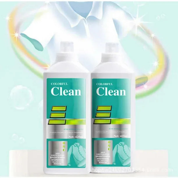 Clean 8 in 1 Colour Bleach Stain Remover (Pack of 2) | Stain Remover For Clothes Removal Products Oil Stain Laundry Bleach Clean 8 in 1 Colour Bleach Stain Remover (Pack of 2)