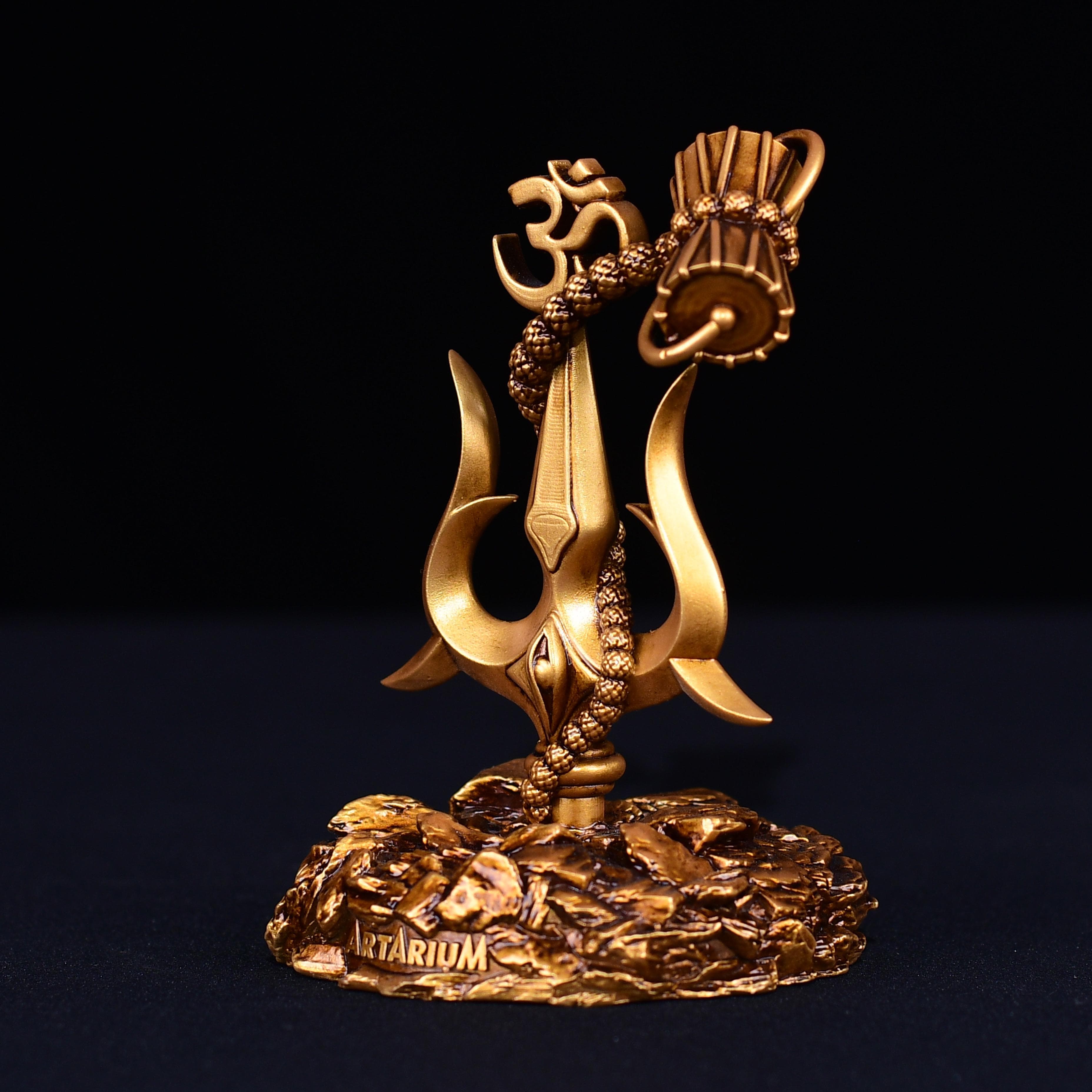 Lord Shiva Trishul With Damru Car Dashboard Car Dashboard Lord Shiva Trishul With Damru Car Dashboard Zaavio®