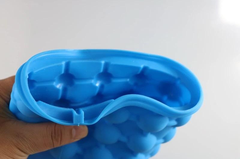 Ice Maker Bucket Portable Silicone Ice Bucket for Home Outdoors - Silicone Ice Cube Maker - Silicone Ice Cube Maker